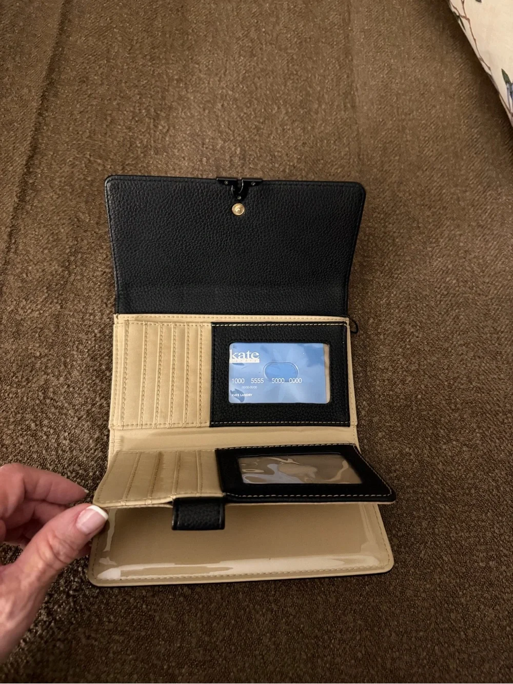 kate spade sleek pebbled
